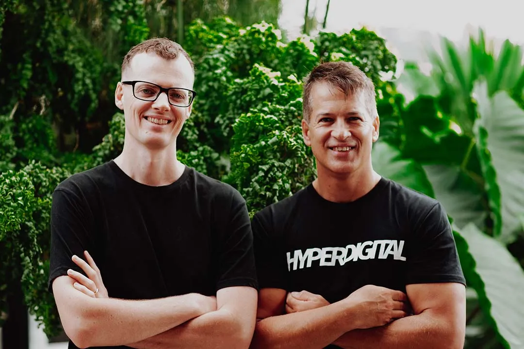 Matt McAuliffe and Ryan Ewart, the co-founders of Hyper Digital